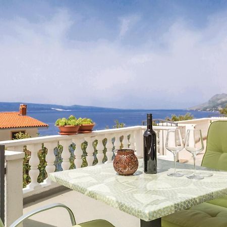 Lovely Apartment In Brela With House Sea View Eksteriør billede
